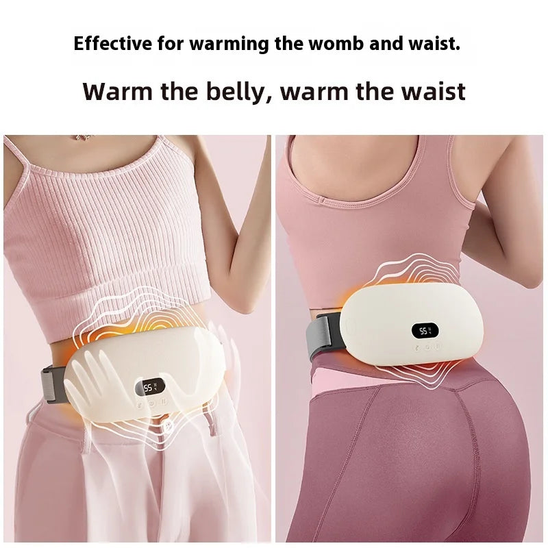 Cross-Border Digital Display Warm Palace Belt Menstrual Period Aunt Pain Stomachache Artifact Hot Compress Waist Massage Belt