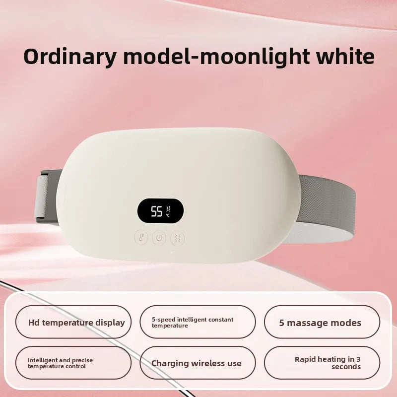 Cross-Border Digital Display Warm Palace Belt Menstrual Period Aunt Pain Stomachache Artifact Hot Compress Waist Massage Belt