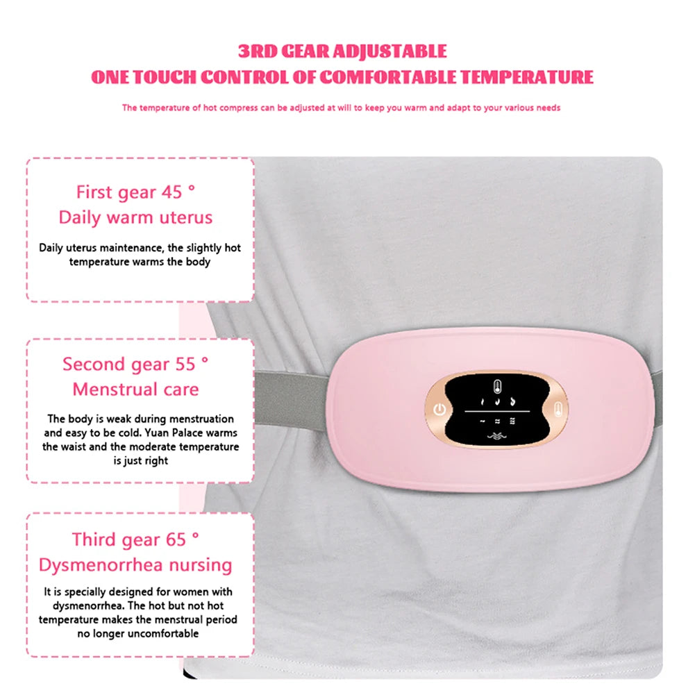 Menstrual Massage Heating Pad Multifunctional Period Pain Relieve Massager For Living Room Office