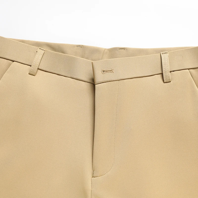 Silky Summer Men’s Pants – Stretch, Cool & No-Iron Casual Trousers