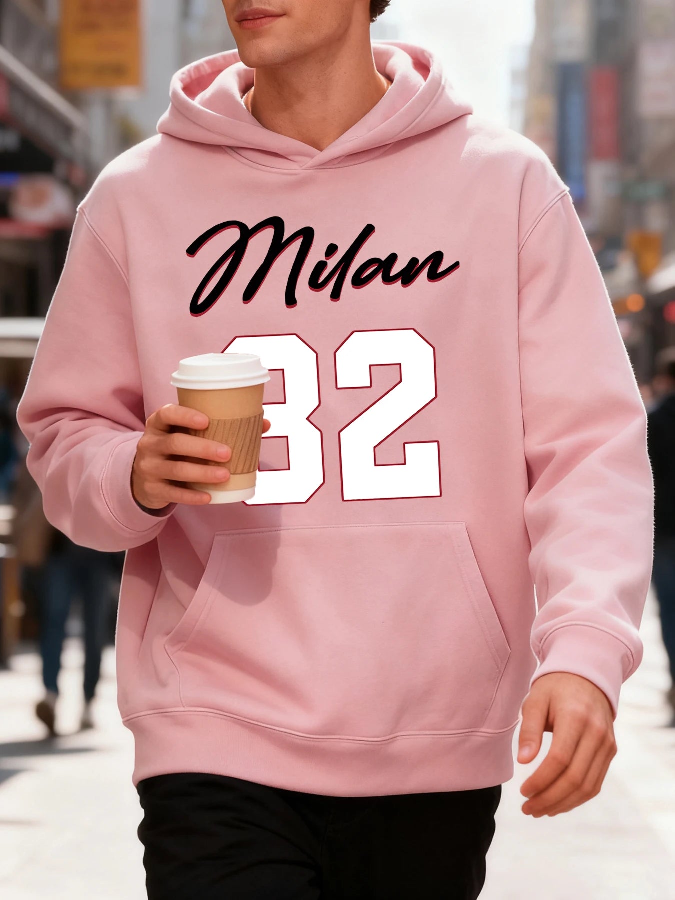 Milan No.32 Unisex Hooded Sweatshirt – Casual, Warm & Versatil