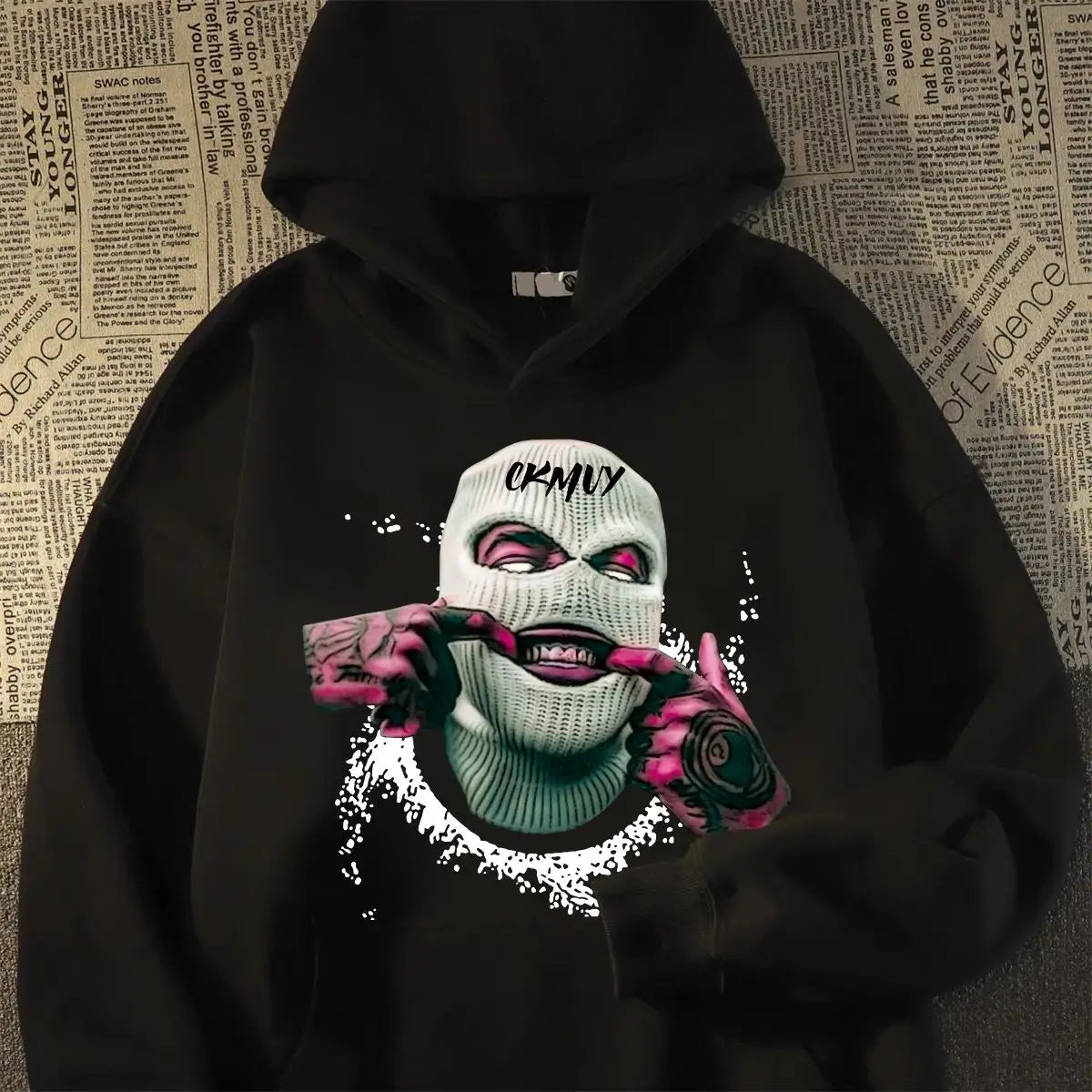 Retro Hip-Hop Street Hoodie – Warm Autumn/Winter Unisex Sweatshirt