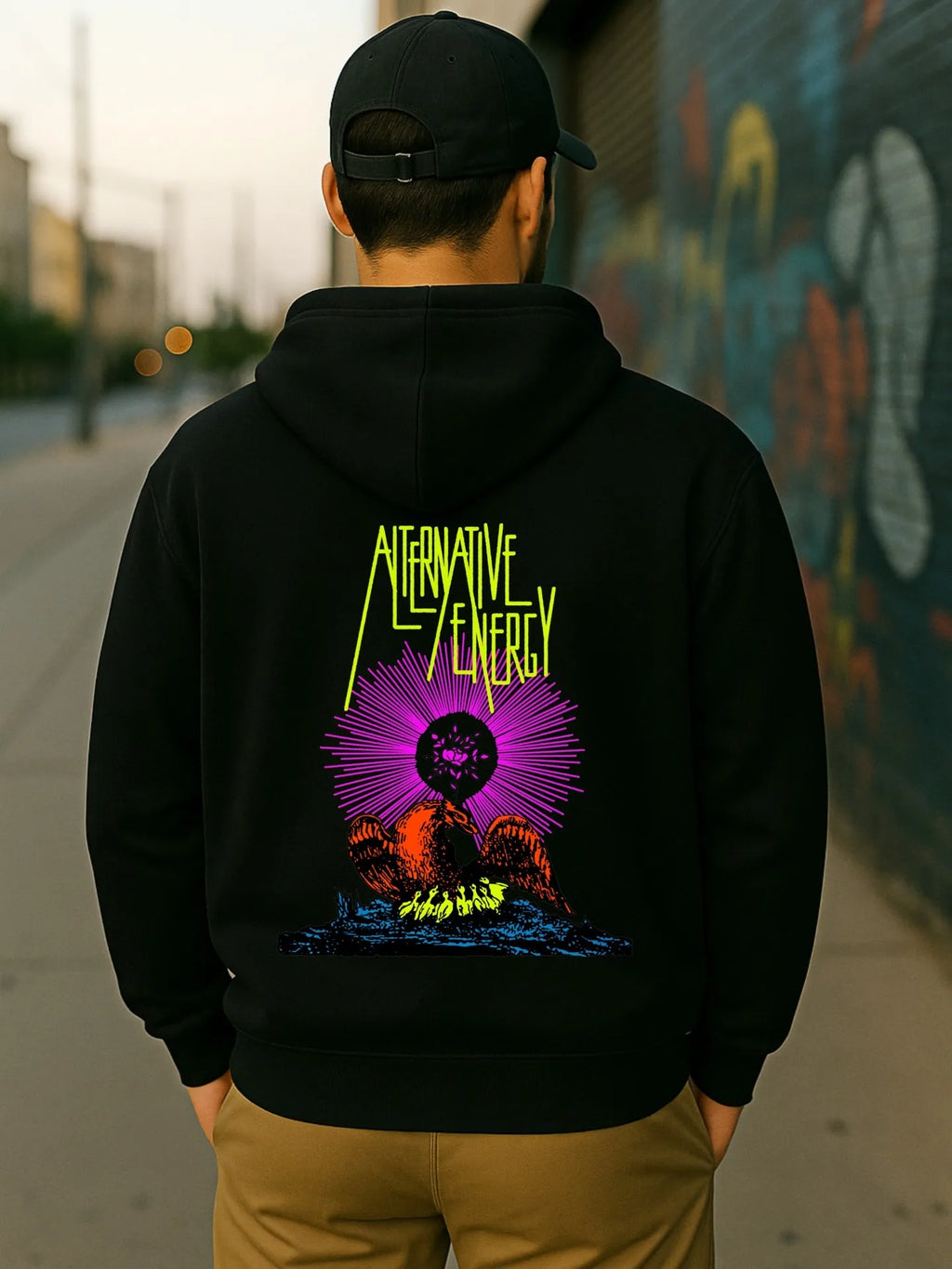 FlexWear™ Unisex Printed Hoodie – Autumn & Winter Edition