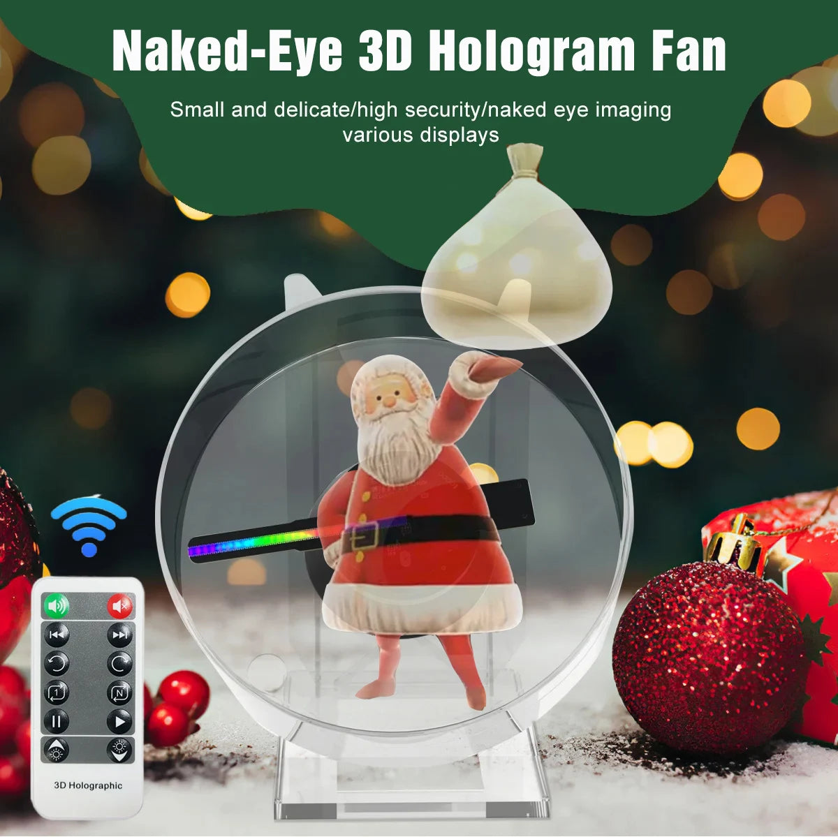 HoloBeam 3D Fan with Sound