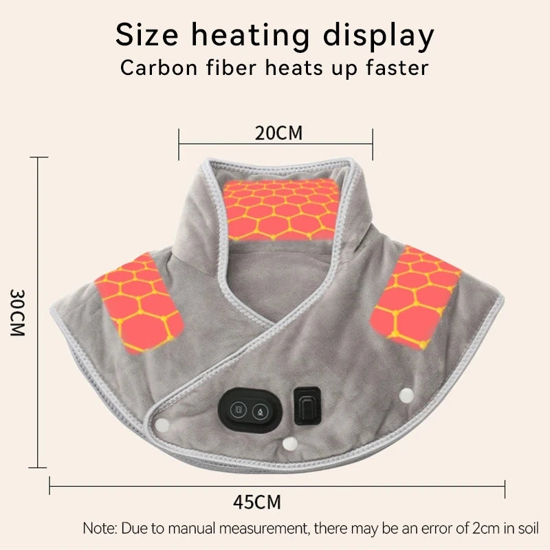 HeatWave Deluxe Thermal Shawl – Back & Neck Comfort