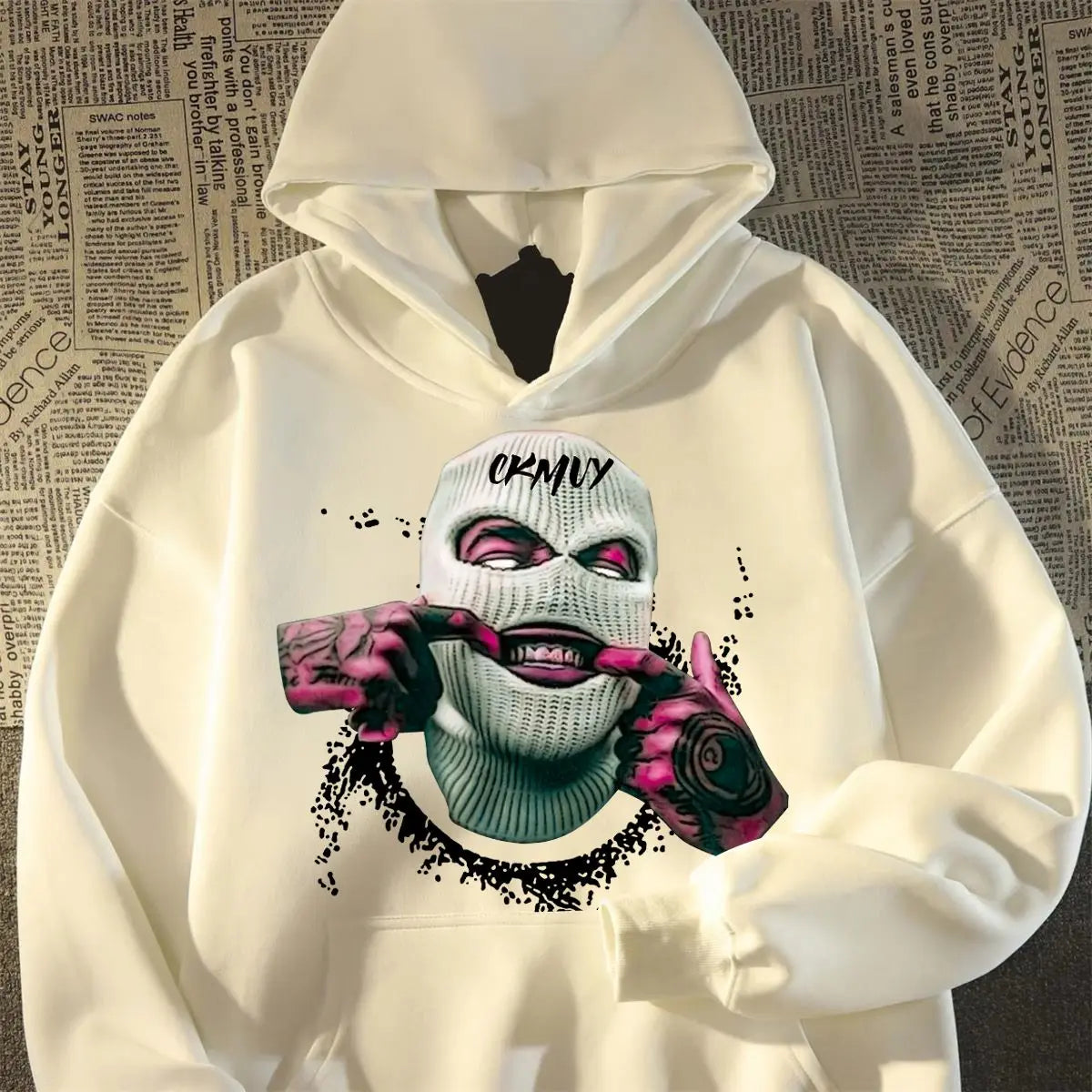 Retro Hip-Hop Street Hoodie – Warm Autumn/Winter Unisex Sweatshirt