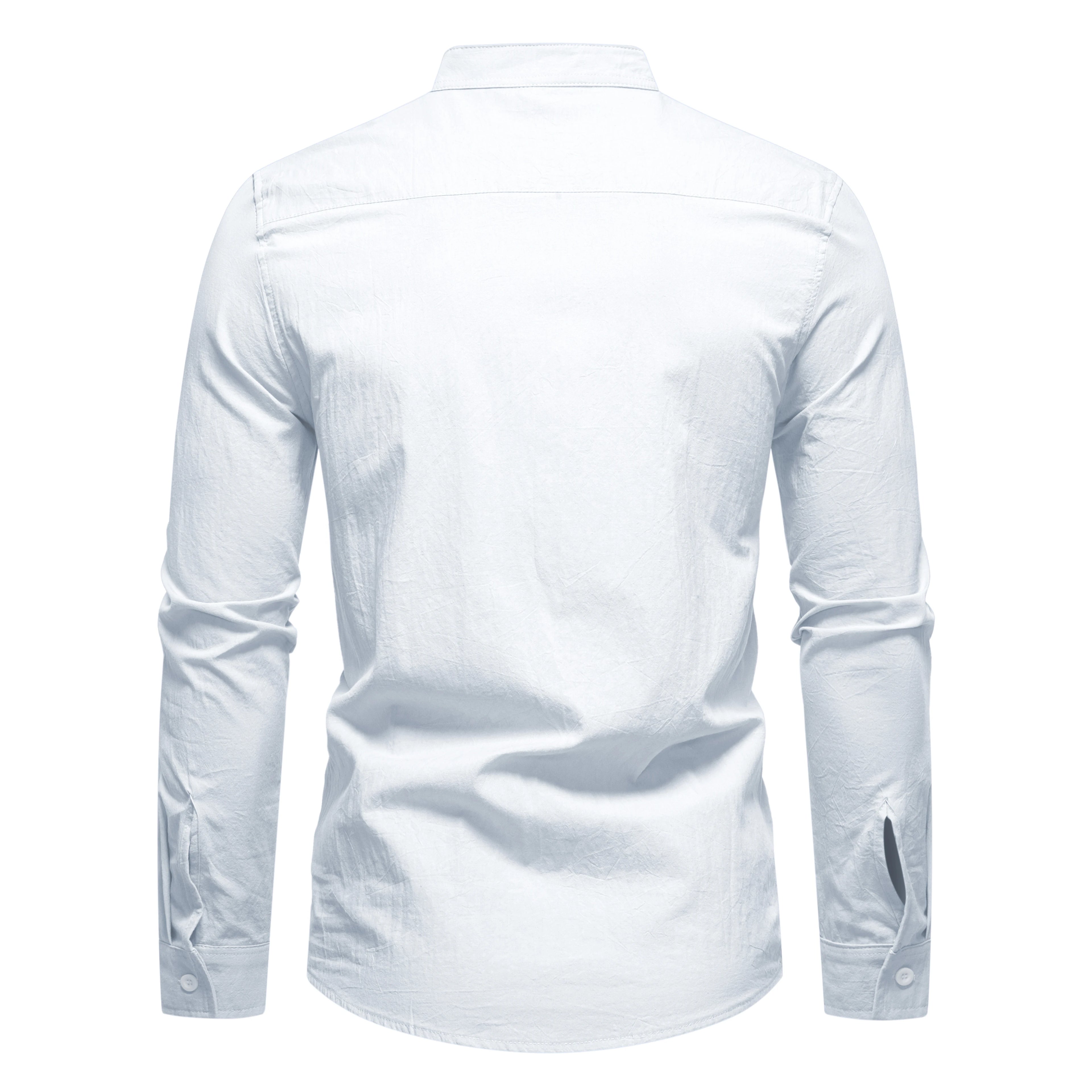 Men’s Everyday Cotton Shirt – Adjustable Sleeves Casual Wear