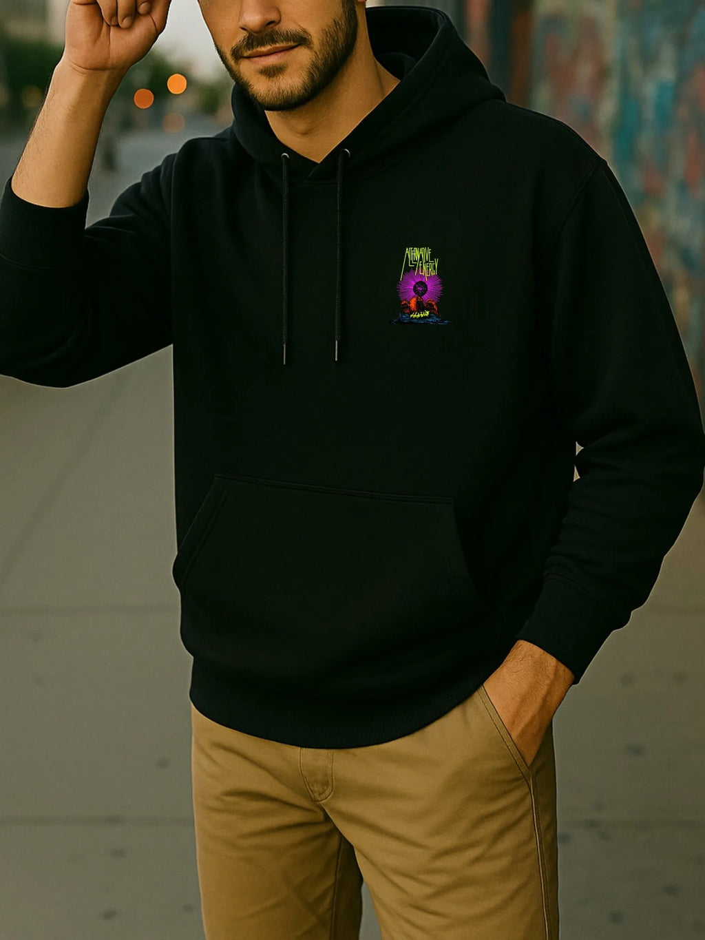 FlexWear™ Unisex Printed Hoodie – Autumn & Winter Edition