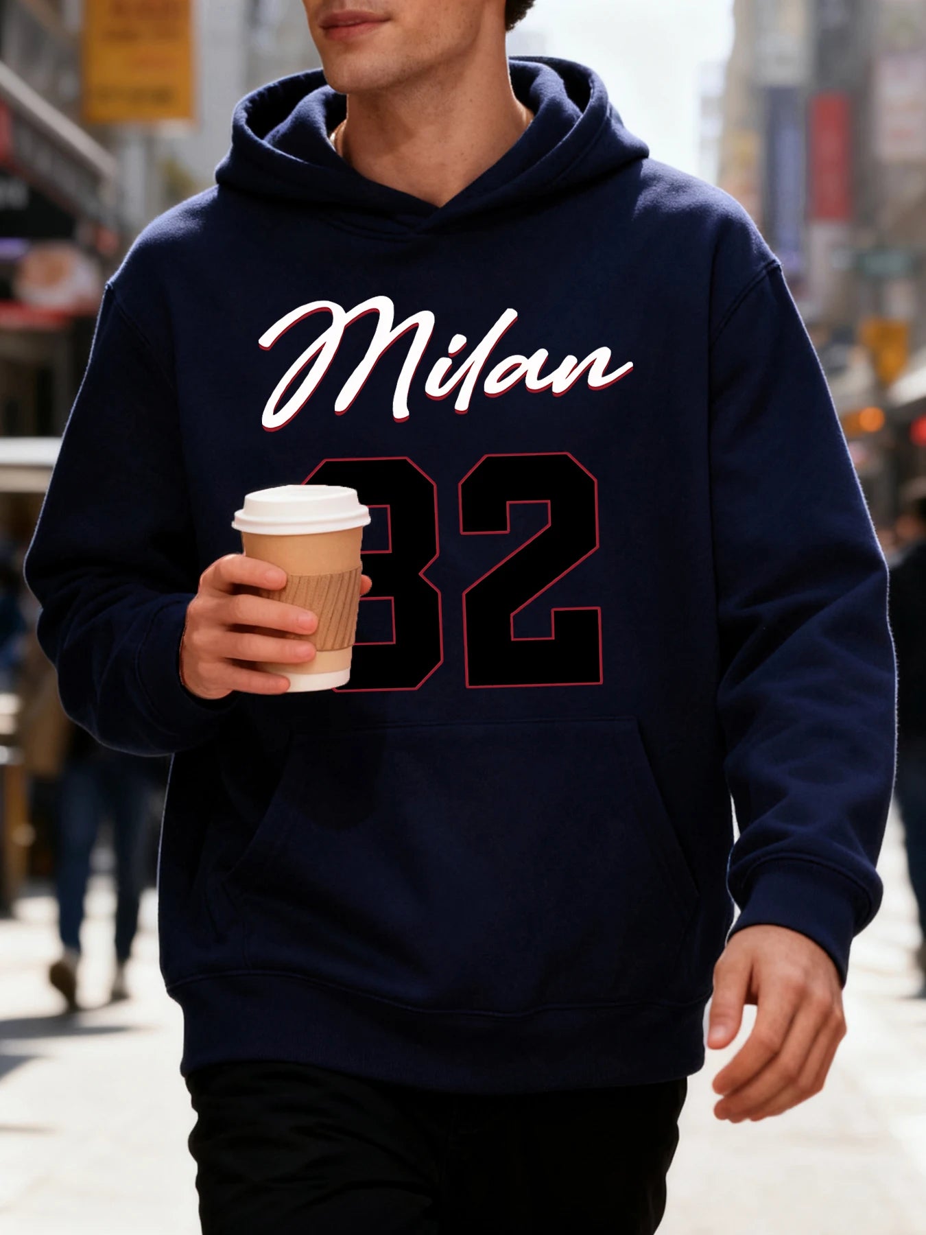 Milan No.32 Unisex Hooded Sweatshirt – Casual, Warm & Versatil