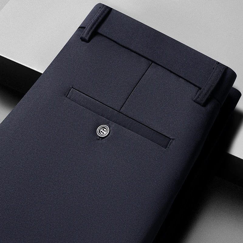 Silky Summer Men’s Pants – Stretch, Cool & No-Iron Casual Trousers