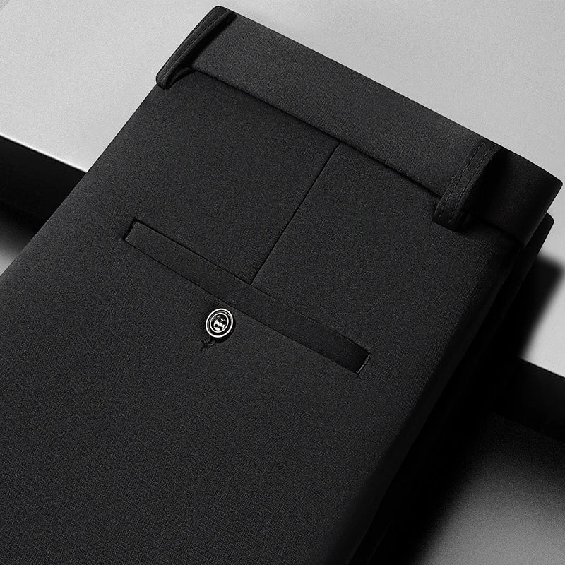 Silky Summer Men’s Pants – Stretch, Cool & No-Iron Casual Trousers