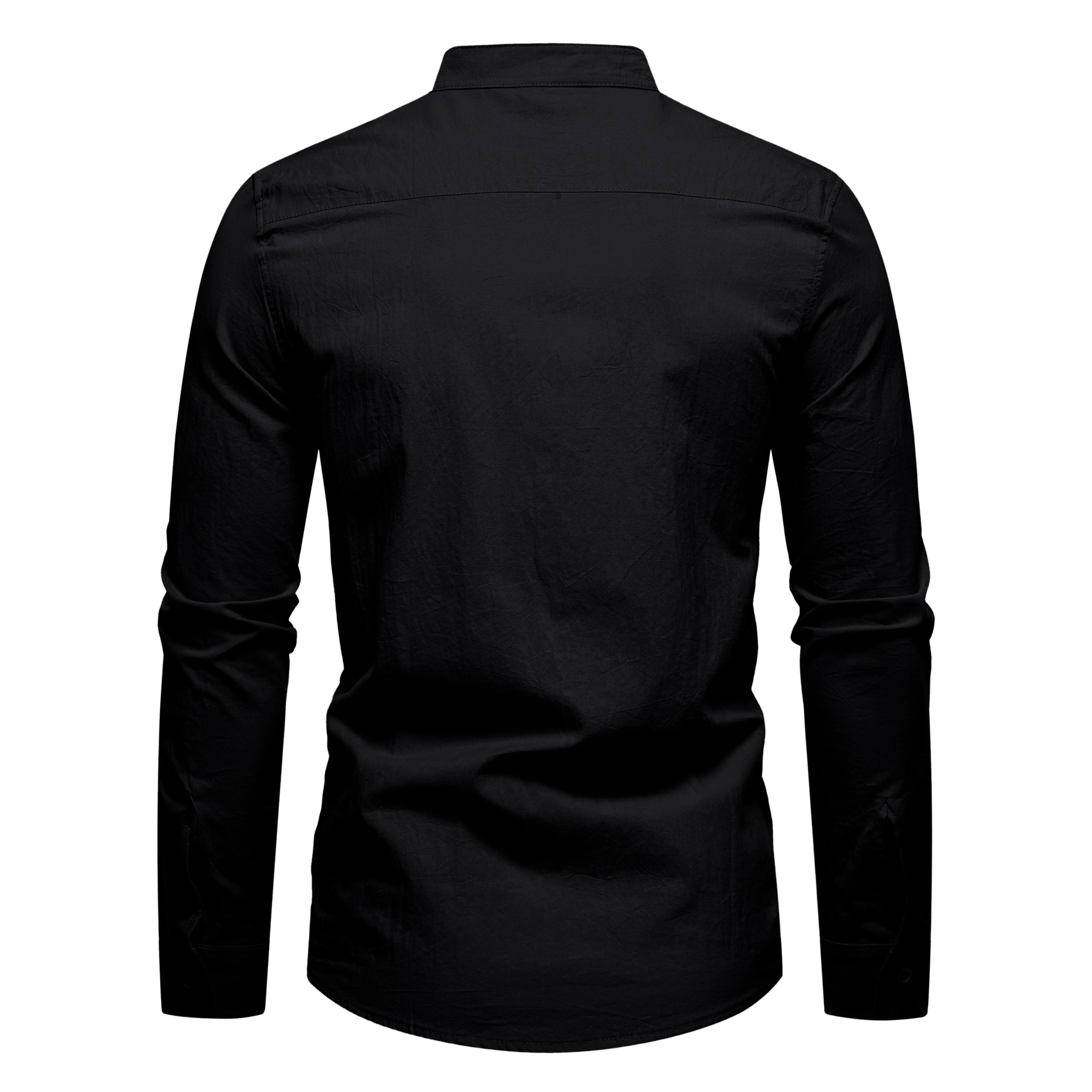 Men’s Everyday Cotton Shirt – Adjustable Sleeves Casual Wear