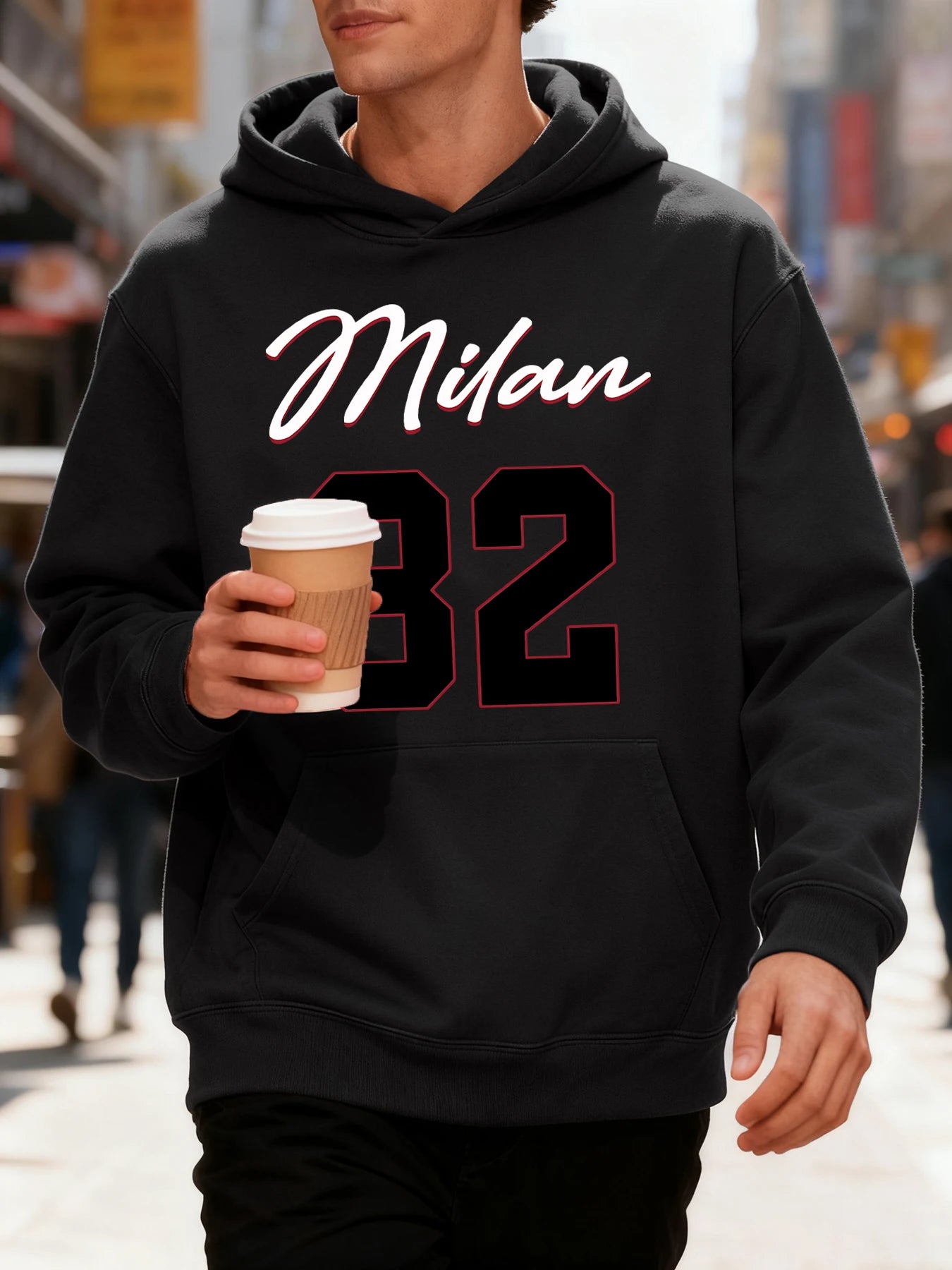 Milan No.32 Unisex Hooded Sweatshirt – Casual, Warm & Versatil